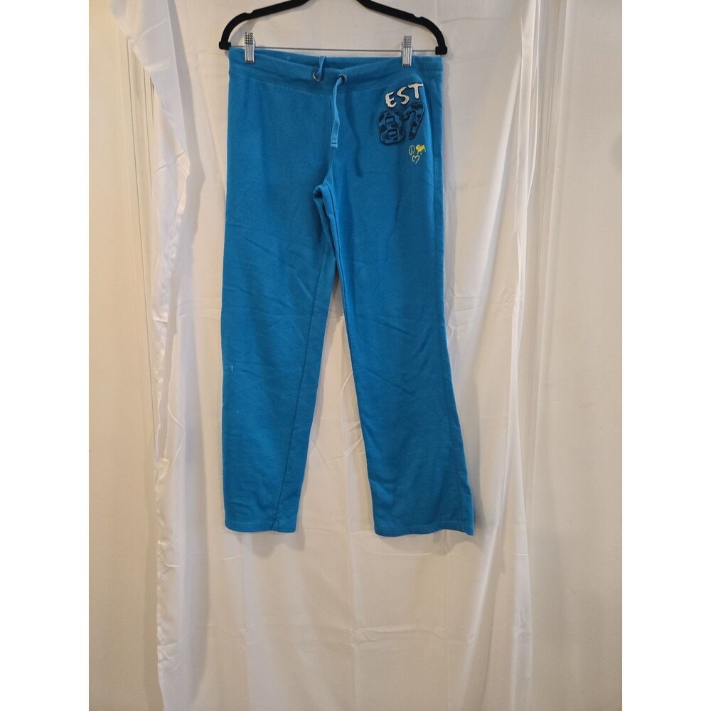 Aeropostale Vintage Style Blue Sweatpants EST 87 Graphic